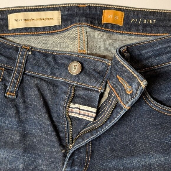 Pilcro & The Letterpress Stet Jeans Bootcut Blue Denim Womens Size 31 - Picture 3 of 15